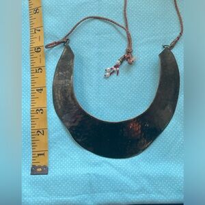 Vintage Brass Collar  Necklace